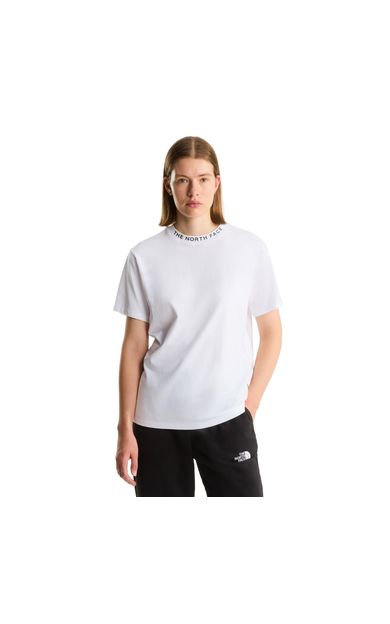 The North Face W Zumu Relaxed Short Sleeve Tee-Graphıc Kadın T-Shirt Beyaz