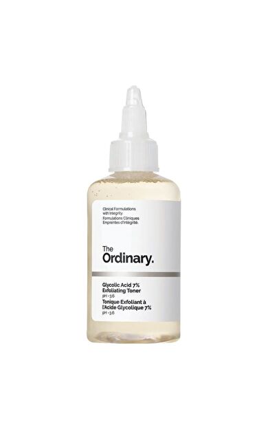 The Ordinary Glycolic Acid 7% Exfoliating Aydınlatmaya ve Pürüzsüzleştirmeye Yardımcı Tonik 240ml