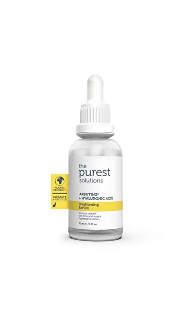 The Purest Solutions Aydınlatıcı Ve Leke Görünümü Azaltıcı Arbutin Cilt Bakım Serumu 30 ml