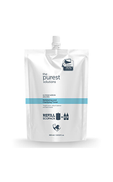 The Purest Solutions Exfoliating + Clarifying Toner 400 ml - Refill