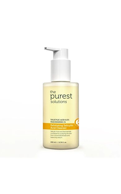 The Purest Solutions Sivilce Ve Siyah Nokta Karşıtı Yağlı Ve Karma Ciltler İçin Salisilik Asit Arındırıcı Temizleme Jeli 200 Ml