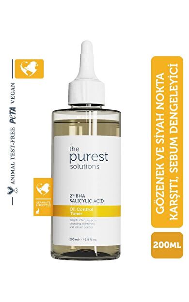 The Purest Solutions Oil Control Toner 200 Ml