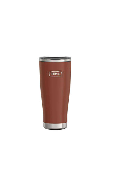 Thermos ICON IS115 0,53L SLIDE LOCK MUG SADDLE W/STRAW Klasik Termos IS115-022977 Kahverengi