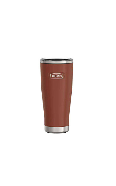 Thermos ICON IS115 0,53L SLIDE LOCK MUG SADDLE W/STRAW Klasik Termos IS115-022977 Kahverengi