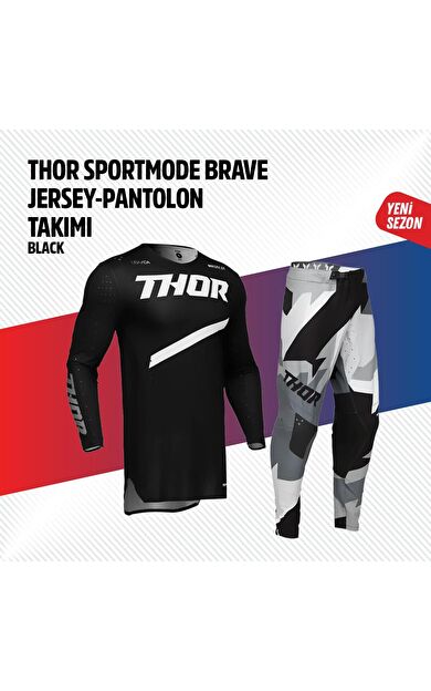 THOR GRİ SİYAH JERSEY PANTOLON TAKIMI