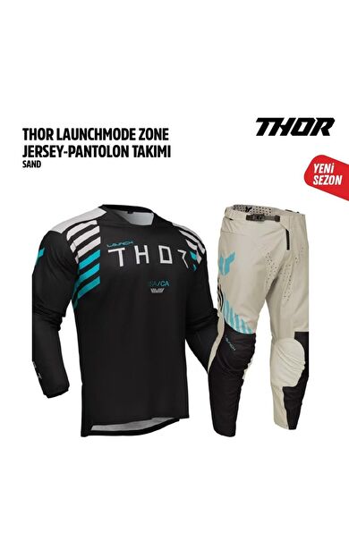 Thor Gri Siyah Jersey Pantolon Takımı