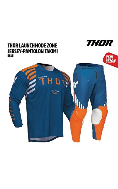 Thor Mavi Turuncu Jersey Pantolon Takımı