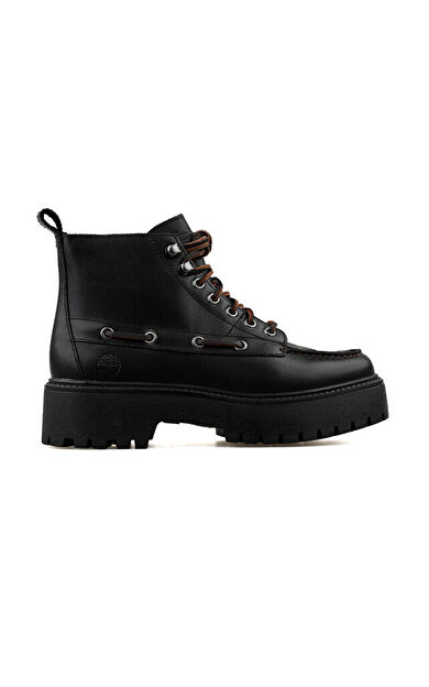 Timberland Stone Street Mid Lace Up Boot Kadın Günlük Bot TB0A27YZW021 Siyah