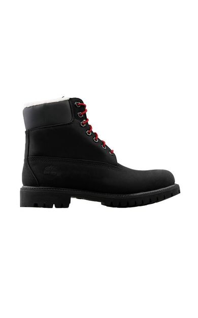 Timberland 6 in Premium Fur Warm Lined Boot Erkek Günlük Bot TB0A2EDY0011 Siyah