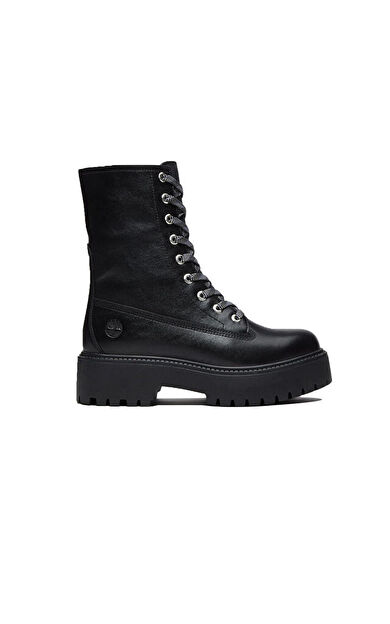 Timberland STONE STREET MID LACE UP BOOT Kadın Günlük Bot TB0A5SAHW021 Siyah