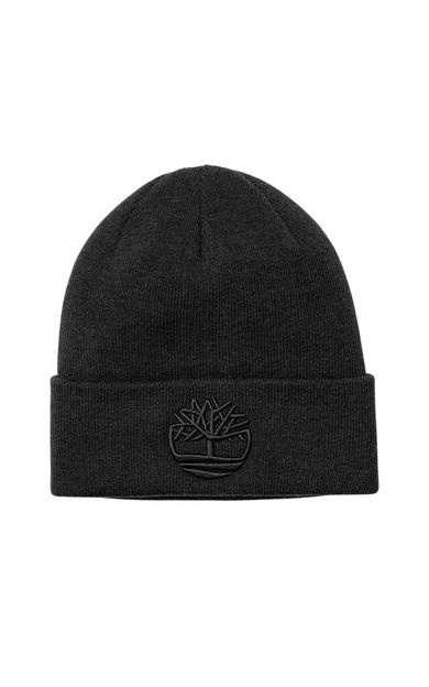 Timberland 3D Embroidery Beanie Erkek Siyah