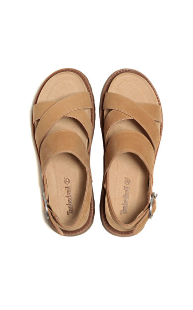Timberland Backstrap Sandal Kadın Sandalet Kahve