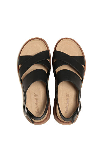 Timberland Backstrap Sandal Kadın Sandalet Siyah
