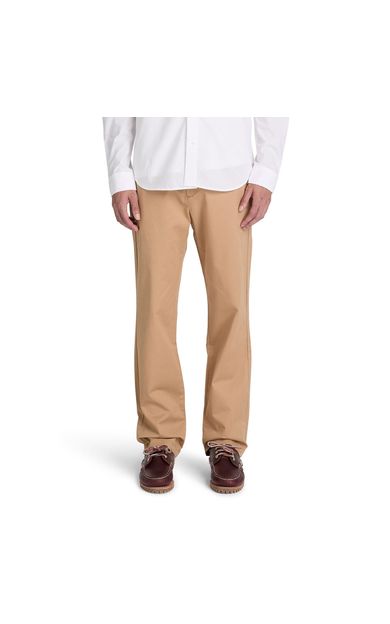 Timberland Claremont Twill Chino Pants (Straight) Erkek Pantolon Sütlü Kahve
