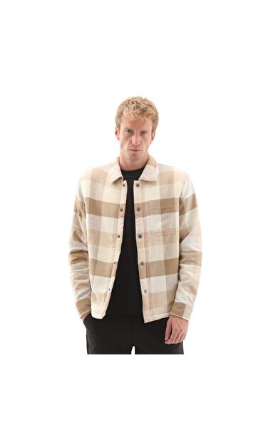 Timberland High Pile Lined Overshirt Erkek Ceket Krem
