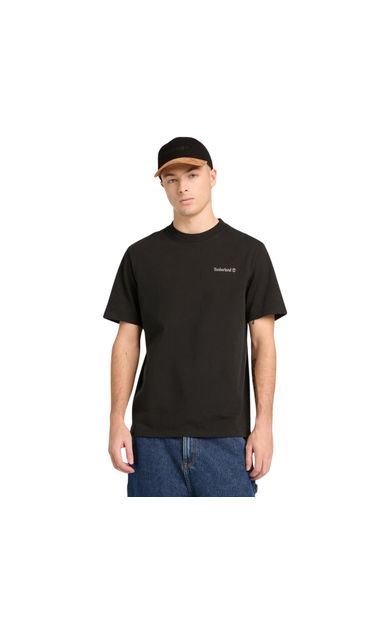 Timberland Lake House Back Graphic Tee Erkek T-Shirt Siyah