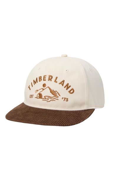 Timberland Mountain Cord Baseball Cap Erkek Şapka Krem
