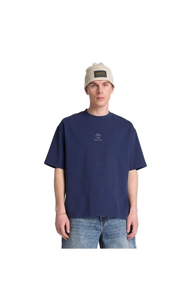 Timberland Shorewood Heavyweight Ss Tee Erkek T-Shirt Lacivert