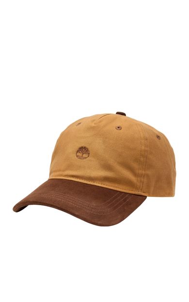 Timberland Waxed Canvas Baseball Cap Şapka Kahve