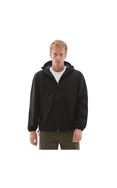 Timberland Wınnıck Waterproof Shell Jacket Erkek Yağmurluk-Rüzgarlık Siyah