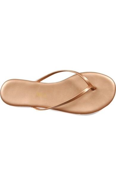 TKEES Classic Rose Gold (Pembe Altın) Kadın Parmak Arası Terlik TK-2058