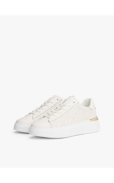 Tommy Hilfiger FW0FW09155 Th Monogram Platform Snk Kadın Günlük Ayakkabı