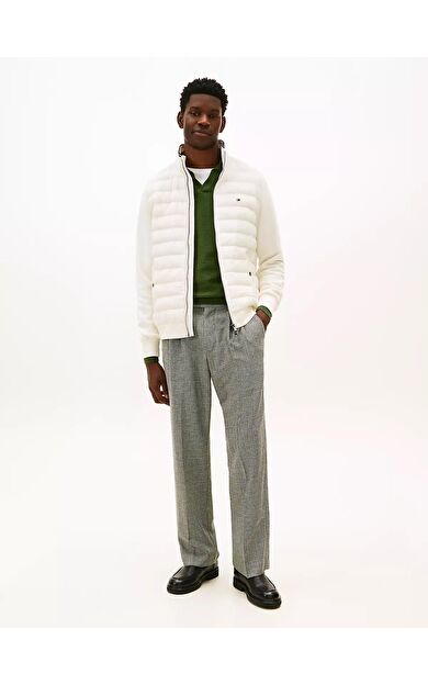 Tommy Hilfiger MW0MW41329 Mix Media Ess Rwb Stand Collar Erkek Sweatshirt