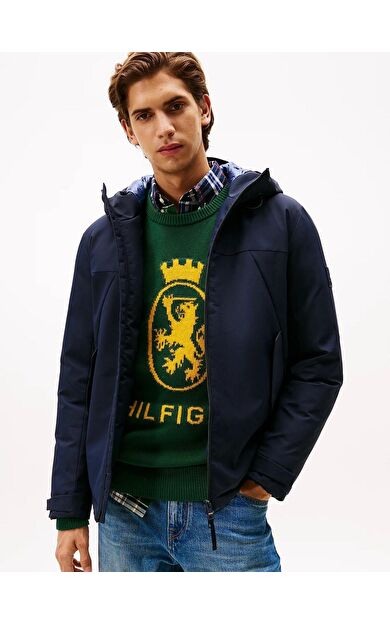 Tommy Hilfiger MW0MW41363 Tech Hooded Short Padded Erkek Ceket