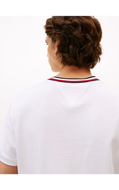 Tommy Hilfiger MW0MW41498 Rwb Pique Erkek Tişört