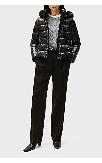 Tommy Hilfiger WW0WW47354 Gloss Hw Down Slim Kadın Mont