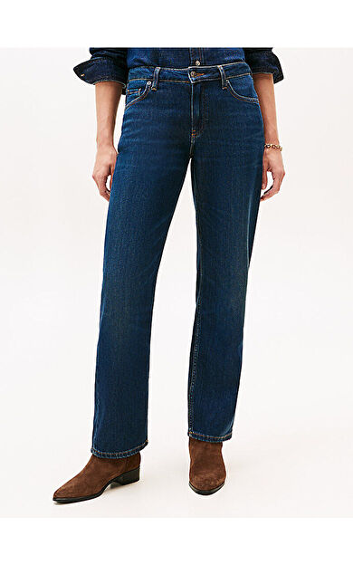 Tommy Hilfiger WW0WW47487 Dnm Milo Classic Straight Rw Kadın Pantolon