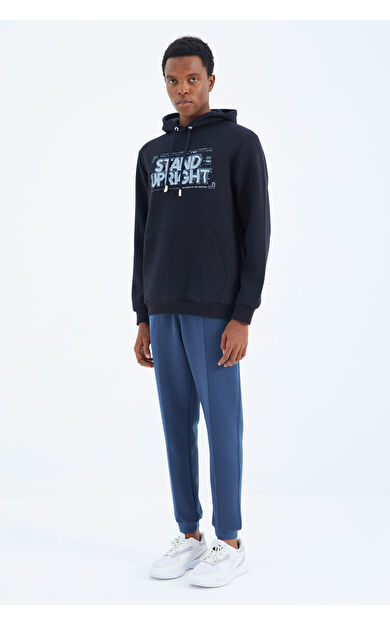 TommyLife Parlament Bağcıklı Ön Dikiş Detaylı  Standart  Kalıp Erkek Eşofman Alt - 84994