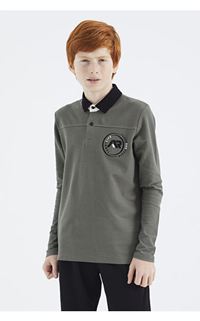 TommyLife Çağla Polo Yaka Erkek Çocuk T-Shirt - 11172