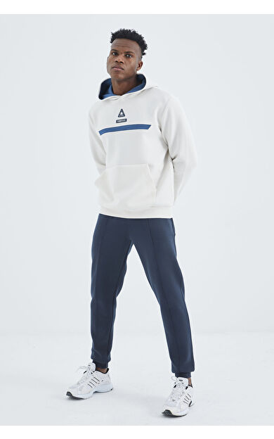 TommyLife İndigo  Bağcıklı Ön Dikiş Detaylı  Standart  Kalıp Erkek Eşofman Alt - 84994