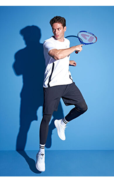 TommyLife Antrasit Yan Cep Detaylı Lastikli Erkek Şort - 81238