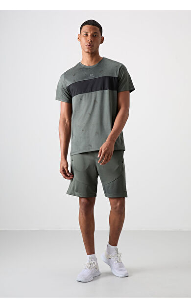 TommyLife Haki Kalın Yumuşak Comfort Fit Erkek Şort - 81271