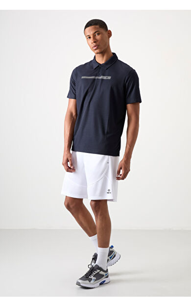 TommyLife Beyaz Kalın Yumuşak Comfort Fit Erkek Şort - 81271