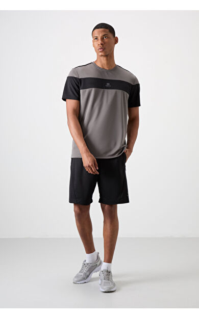 TommyLife Siyah Kalın Yumuşak Comfort Fit Erkek Şort - 81273