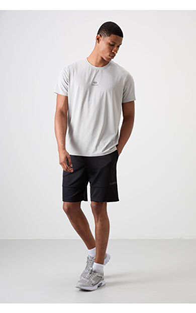 TommyLife Siyah Kalın Yumuşak Comfort Fit Erkek Şort - 81272