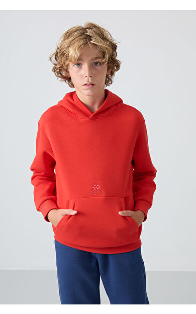 TommyLife Fiesta Pamuklu Kalın İçi Tüylü Yumuşak Dokulu Standart Fit Baskılı Erkek Çocuk Sweatshirt - 11215