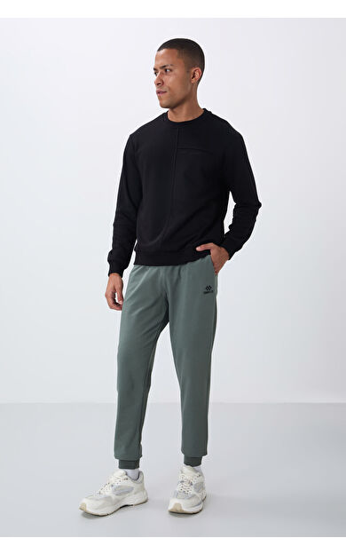 TommyLife Çağla Klasik Cepli Standart Kalıp Manşetli Erkek Eşofman Alt - 84652