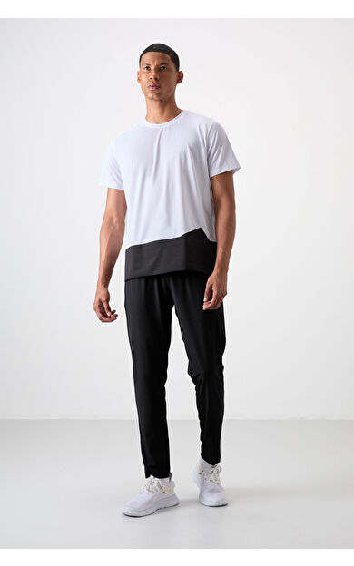 TommyLife Siyah İnce Yumuşak Comfort Fit Erkek Eşofman Alt - 82119