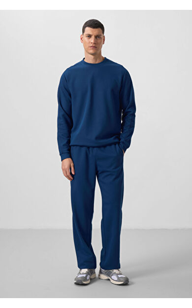 TommyLife Parlament Yüzeyi Dokulu Oversize Erkek Eşofman Takım - 85275