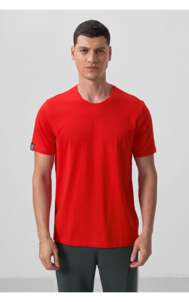 TommyLife Fiesta Erkek Basic Kısa Kol Standart Kalıp O Yaka T-shirt - 87911