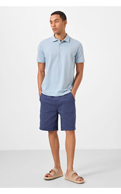 TommyLife Parlament Standart Fit Dokuma Hafif Esnek Chino Erkek Şort - 81293