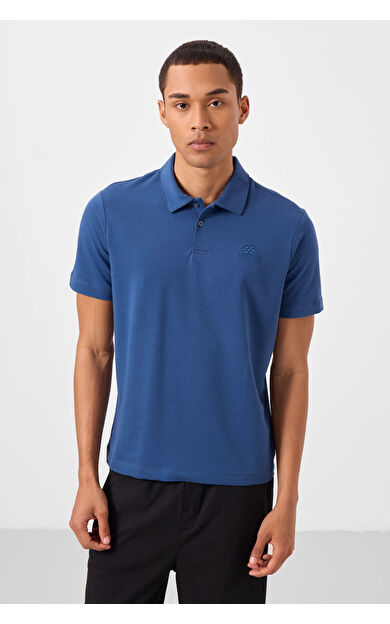 TommyLife Parlament Standart Kalıp Basic Polo Yaka Erkek T-Shirt - 87748