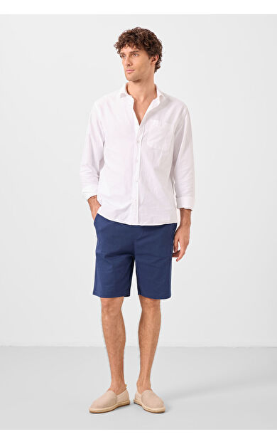 TommyLife Parlament Standart Fit Dokuma Hafif Esnek Chino Erkek Şort - 81291