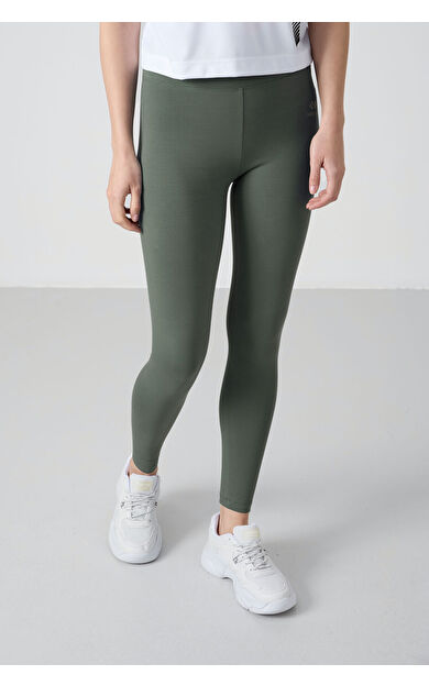 TommyLife Çağla Yüksek Bel Toparlayıcı Slim Fit Dar Paça Kadın Tayt - 94011