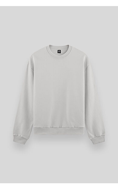 TommyLife Taş Basic O Yaka Rahat Form Erkek Sweatshirt - 88053