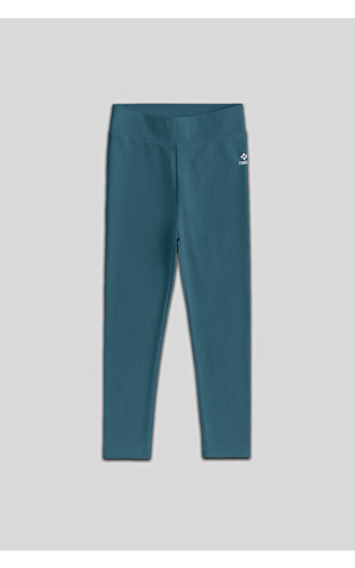 TommyLife Zümrüt Yüksek Bel Dar Paça Kız Çocuk Tayt  - 75047